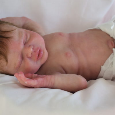 Bebes reborns de silicona Zuri Girl with Brown Hair